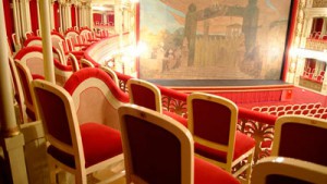 Palcos del Teatro Romea de Murcia en la actualidad